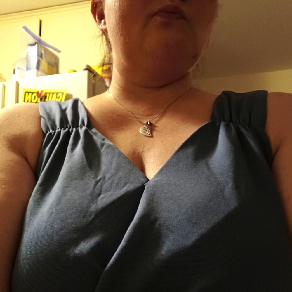 Peacock Blue A Line Dress